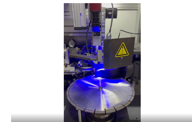Saw blade laser welding machine